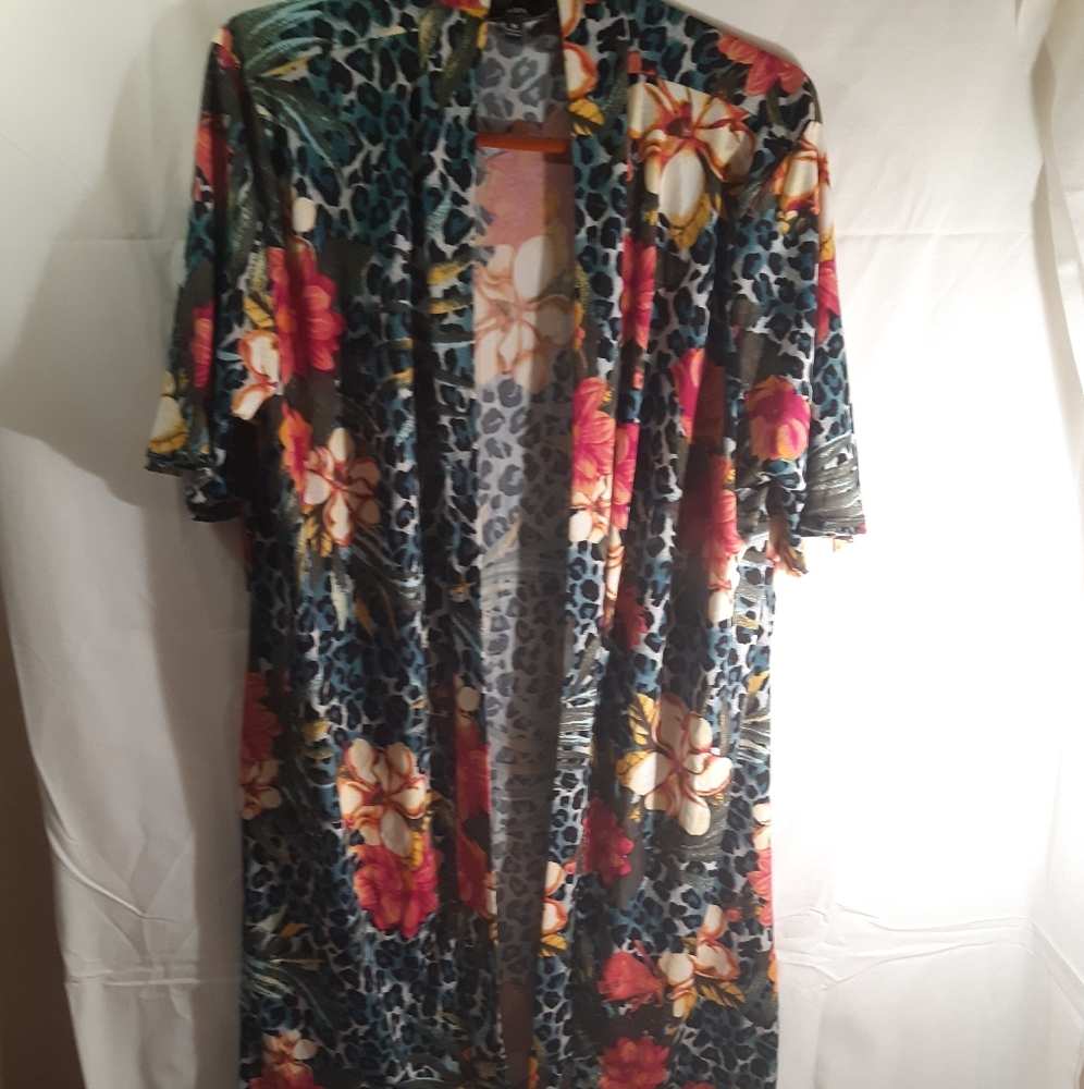 XL women's Floral Cardigan